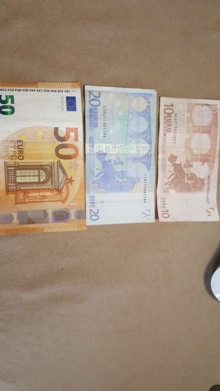 Euro notes 80 euros
