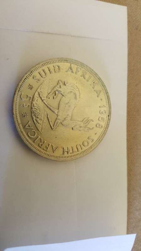 1958 5Shilling( Crown) 50% Silver