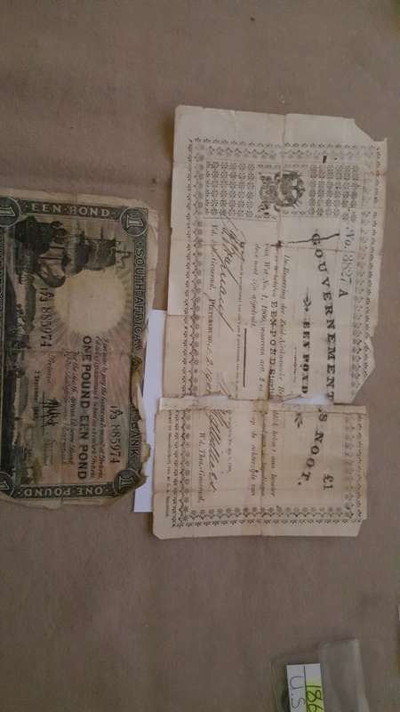 ZAR 1 Pound and union 1Pound both for one bid not in good condition