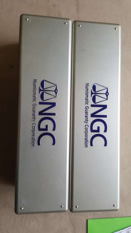 2x Ngc Cases for graded coins