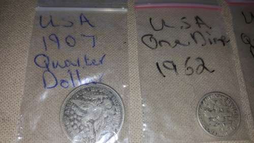 USA 15xcoins all silver works out to about R133 a coin