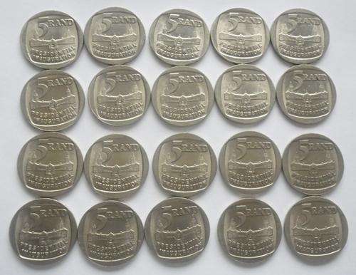 20 x MANDELA 1994 INAUGURATION R5 as a lot... Bid is for all 20