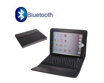 ** IN STOCK ** BLUETOOTH v3.0 LEATHER KEYBOARD COVER FOR IPAD 1/  2 AND 3