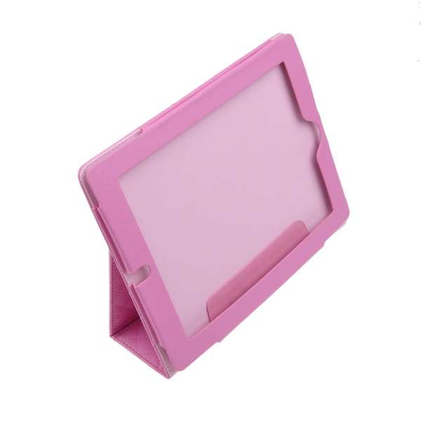 ** BRAND NEW** PINK LEATHER  RHOMBUS CASE FOR IPAD 2 or 3