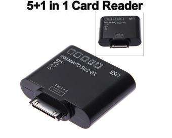 ** BRAND NEW** 5 +1 in 1 CARD READER - CAMERA CONNECTION KIT FOR GALAXY TABS - SD - USB - TF