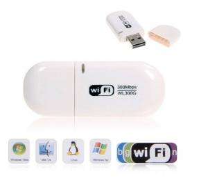** BRAND NEW** Mini 802.11N 300Mbps WIFI Wireless USB - Connect to wifi hotspots up to 400m away