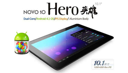 ** FIRST ON BOB ** AINOL NOVO HERO - 10.1INCH - DUAL CORE - BLUETOOTH - ANDROID JELLYBEAN - HD
