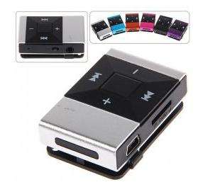 ***IN STOCK *** USB Rechargeable Compact Clip Mp3 Players ( VARIOUS COLOURS )