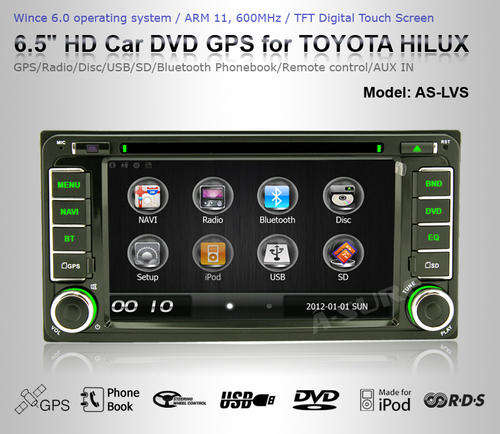 ***IN STOCK** TOYOTA HILUX DVD - GPS - iGO SA MAPS  - MP3/4/5 PLAYER - INCL REVERSE CAMERA