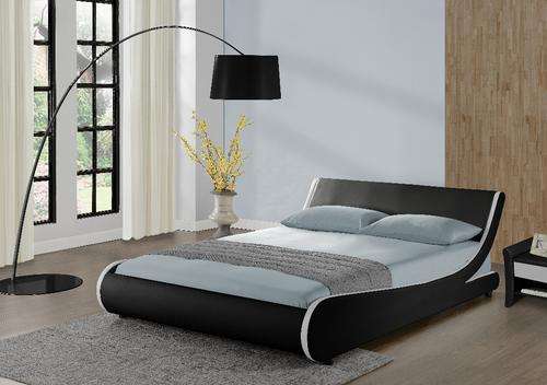 ***IN STOCK** DESIGNER VENICE CURVE BED FRAME - QUEEN SIZE