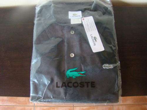 LACOSTE POLO (LARGE ) COLOUR ( BLACK)