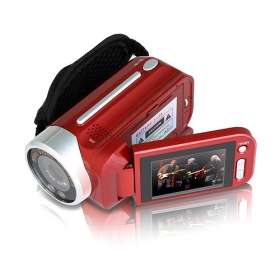 ***24 HR DELIVERY*** BEAUTIFUL RED -  MINI  CAMCORDER -  2.0 " LCD SCREEN  - 12.0 MEGAPIXEL