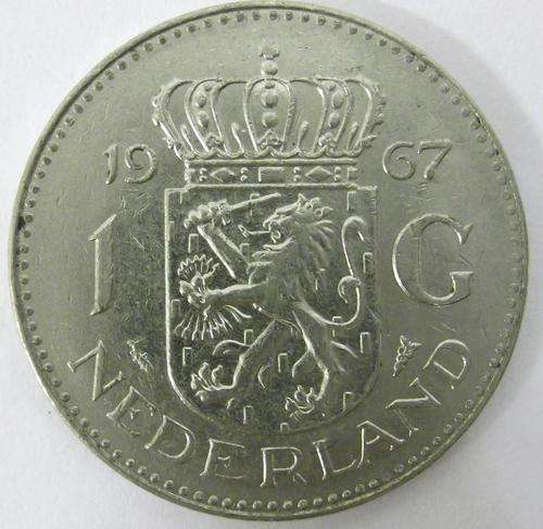 Netherlands 1 Gulden 1967
