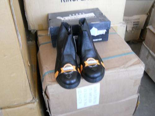 Chef trapps mens leather safety boots -free gift with bulk buys