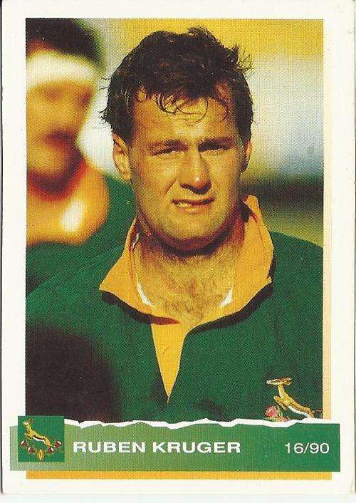 1994 Rugby Trading Card Ruben Kruger