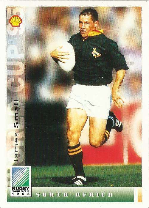 1995 RWC Rugby Trading Card James Small