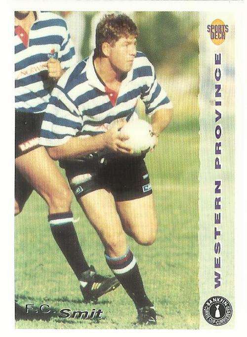 1994 Currie Cup Rugby Trading Card FC Smit