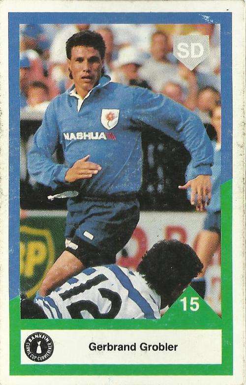 1992 Currie Cup Rugby Trading Card Gerbrand Grobler