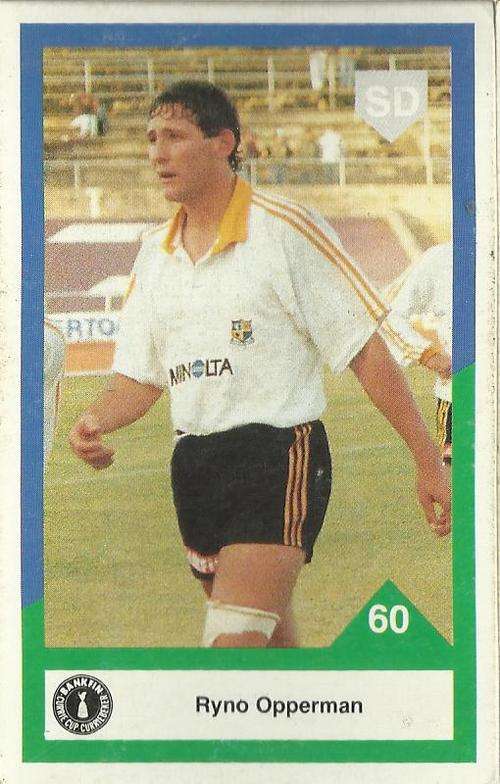 1992 Currie Cup Rugby Trading Card Ryno Opperman