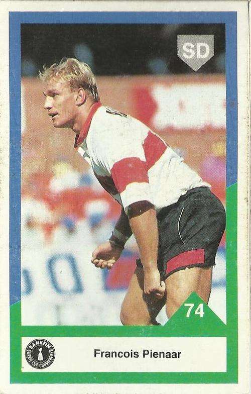 1992 Currie Cup Rugby Trading Card Francois Pienaar