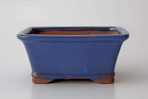 Glazed Bonsai Container, 16 x 12.5 x 7cm
