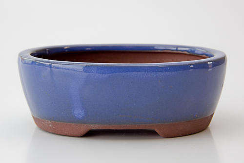 Glazed Bonsai Container, 15  x 12 x 5cm