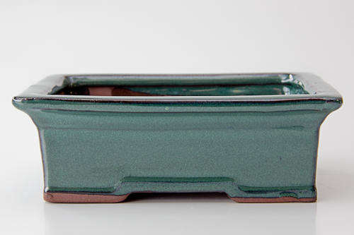 Glazed Bonsai Container, 18 x 13 x 6.5cm