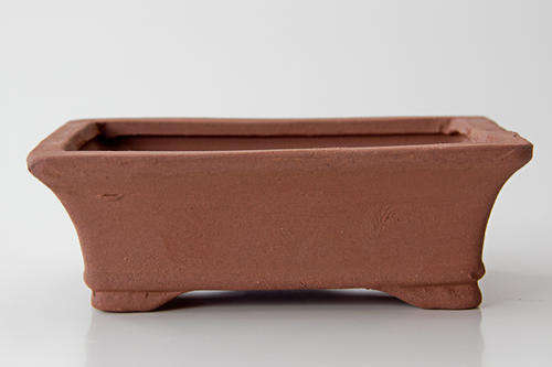 Unglazed Bonsai Container, 14.5 x 11.5 x 4.5cm