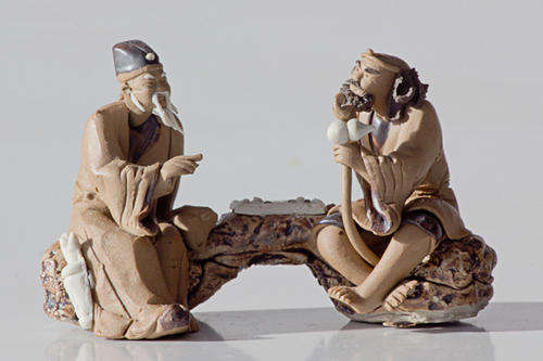 Chinese Mudmen, unglazed