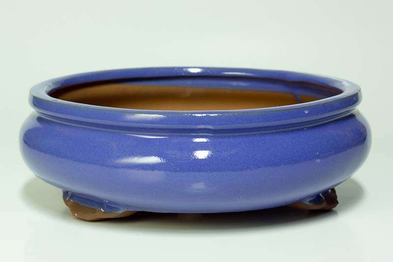Glazed Bonsai Container, 25x25x6.5cm