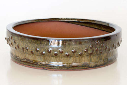 Glazed Succulent or Bonsai Container Pot