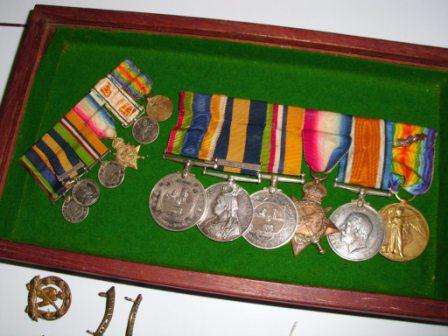 Anglo boere oorlog 6 set with miniature set medals including extras