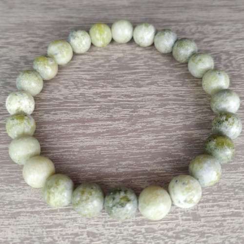 Natural Yellow Turquoise Jasper Bracelet - 8mm