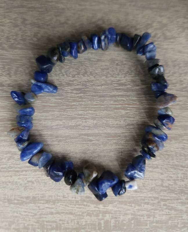 Sodalite Chip Bracelet - 5-8mm