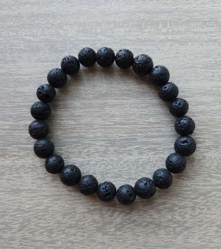 Lava Rock Bracelet - 8mm