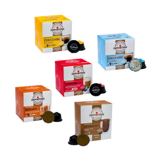 Importers Full Range Variety - 80 Nescafe Dolce Gusto compatible coffee capsules
