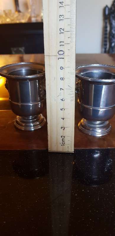 Pair of EPNS candelabra