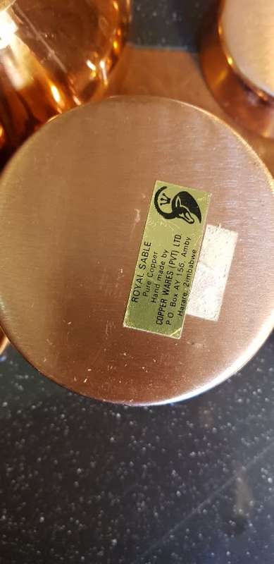 Lot Of Assorted Copper items incl Royal Sable From Zimbabwe