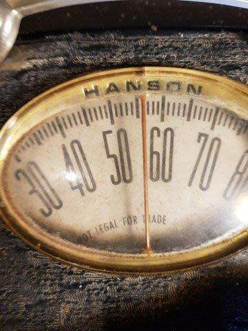 Antique/Vintage Bathroom Scale Working. Marked in lbs. 26 X 26 cm