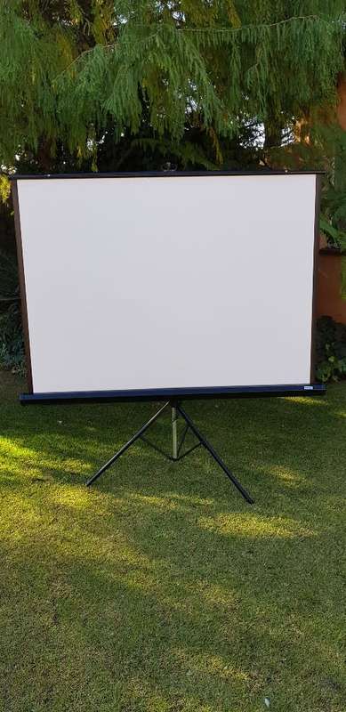 Large Adjustable Projector Screen 160 X 166