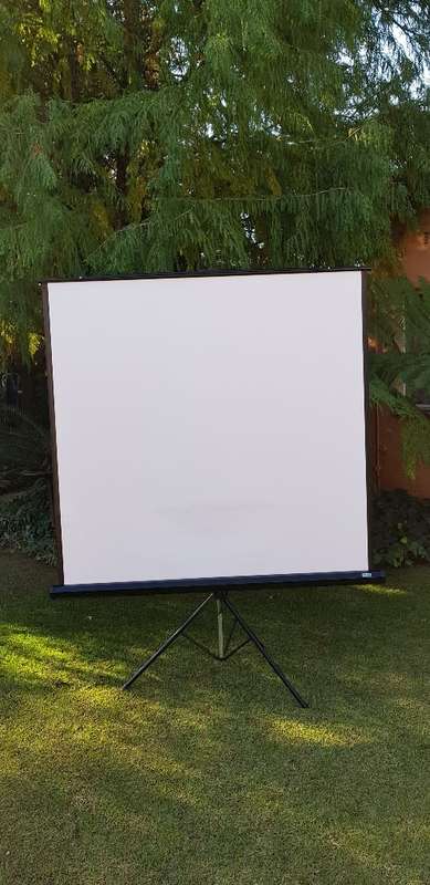 Large Adjustable Projector Screen 160 X 166