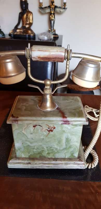 Antique Onyx Telephone.