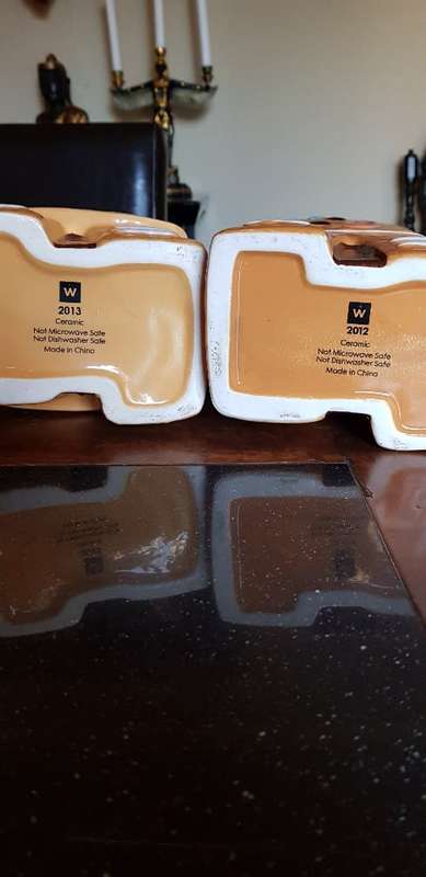 Beautiful Large Gingerbread Couple Cookie  Jars