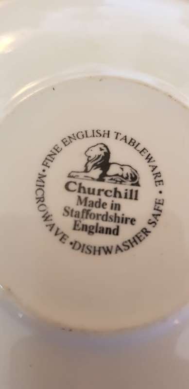 Lot of 5 Small Plates Grindely,Spode, Churchill  & Foley bone china