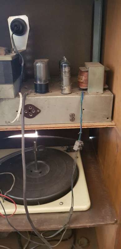 Vintage Garrad Cabinet Radio