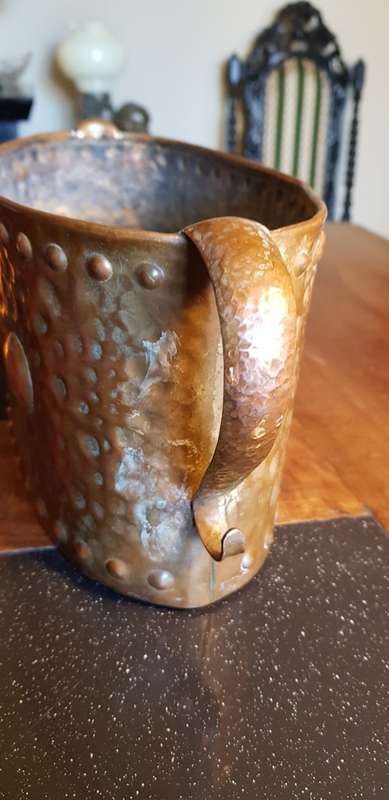 Vintage Oval Rhodesian Copper Planter