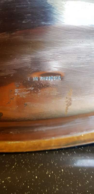 Vintage Oval Rhodesian Copper Planter
