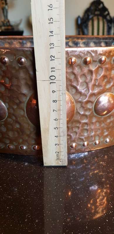 Vintage Oval Rhodesian Copper Planter