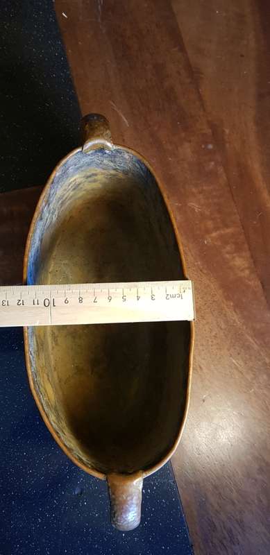 Vintage Oval Rhodesian Copper Planter