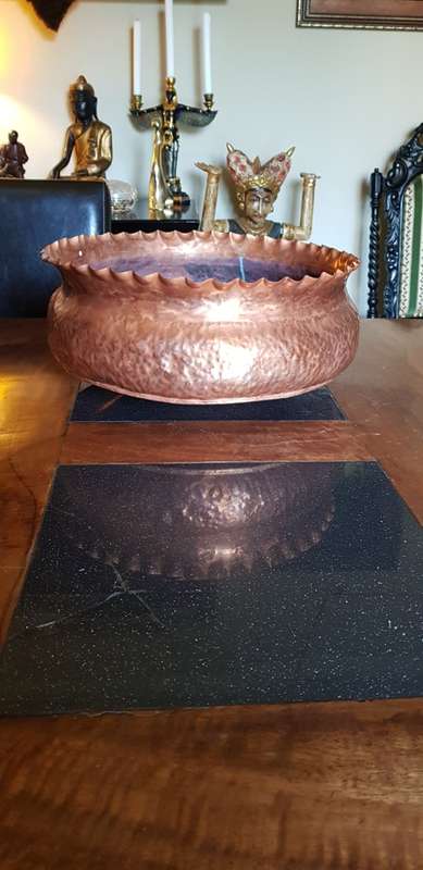 Large Copper Planter